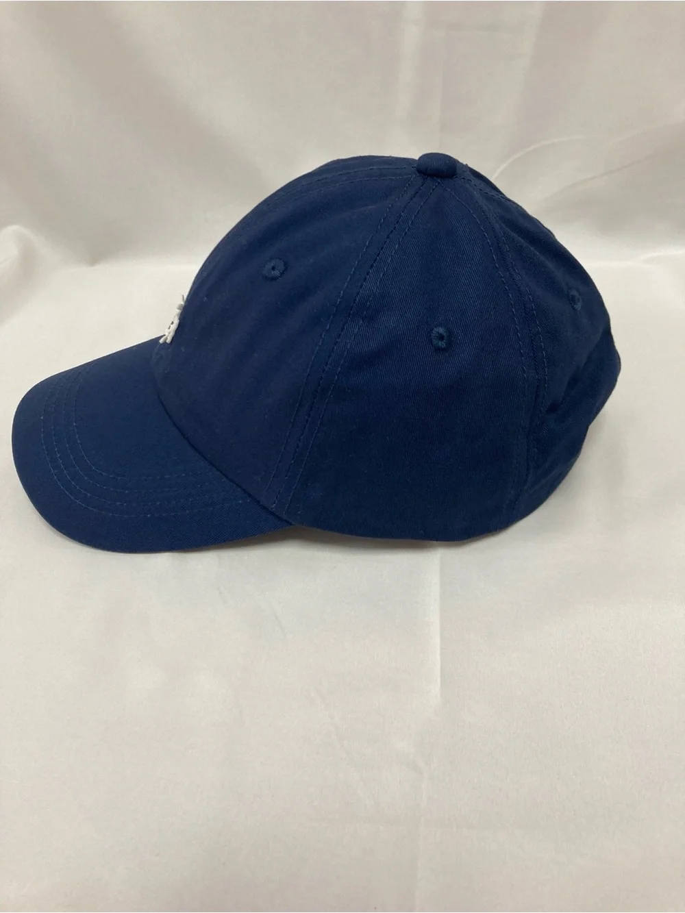 Tory Burch Navy Baseball Cap with White Logo